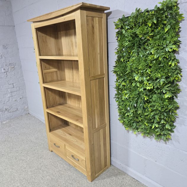 PreLoved Oak Furniture Land Tokyo Solid Oak Bookcase PreLoved Oak Furniture Land Tokyo Solid Oak Bookcase