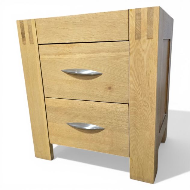 Oak Furniture Land Alto Solid Oak Bedside Drawers - Pre-owned and in great condition