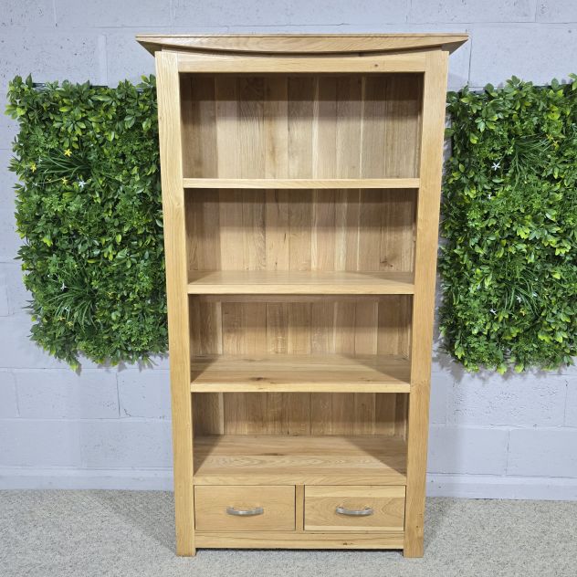 PreLoved Oak Furniture Land Tokyo Solid Oak Bookcase PreLoved Oak Furniture Land Tokyo Solid Oak Bookcase