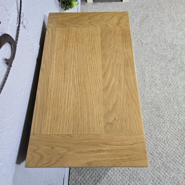 Peek inside its story... then write your own chapter with this PreLoved solid oak wine rack.
