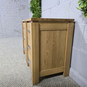 Second hand Oak Furniture Land bedside drawers in great condition