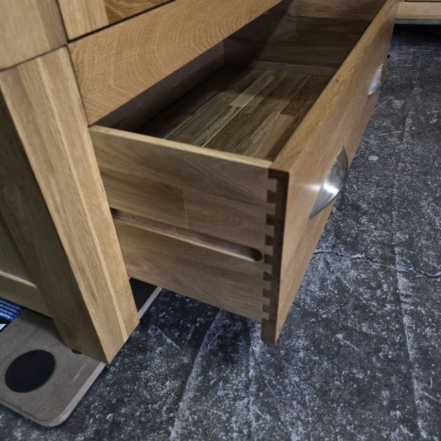 PreLoved Oak FurnitureLand Alto Double Wardrobe in Solid Oak PreLoved Oak FurnitureLand Alto Double Wardrobe in Solid Oak