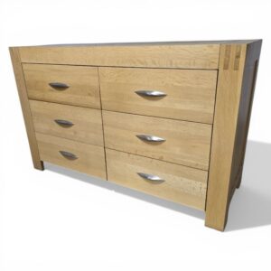 Pre-loved Oak Furniture Land Alto Double Chest of Drawers: Timeless Quality at a Fraction of the Cost Pre-loved Oak Furniture Land Alto Double Chest of Drawers: Timeless Quality at a Fraction of the Cost