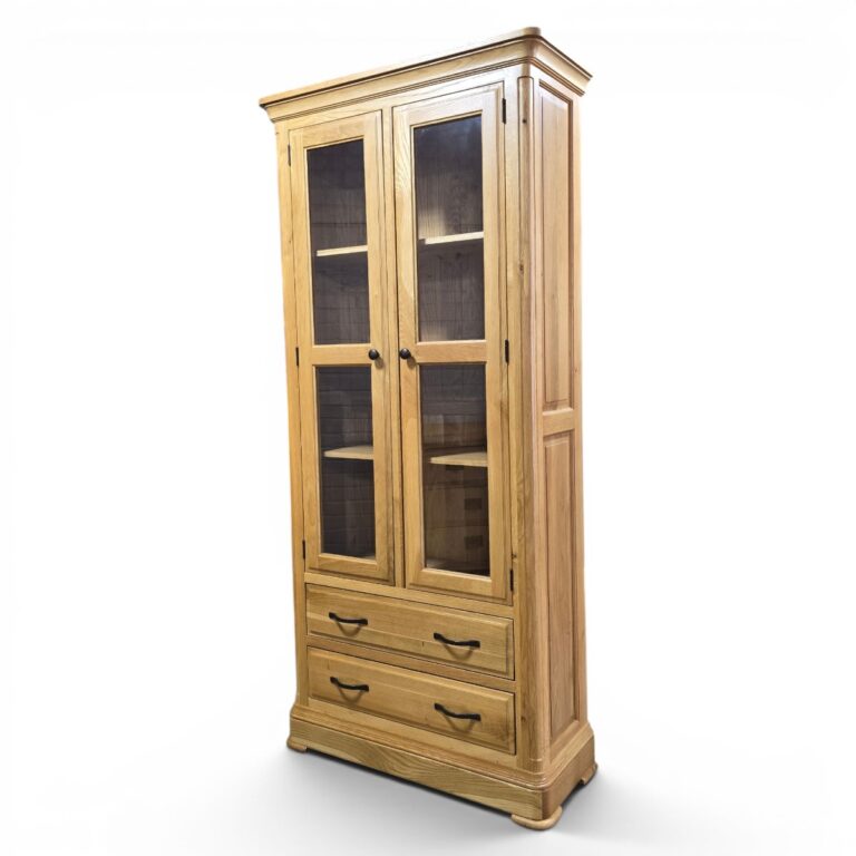 Peek inside its story... then write your own chapter with the Canterbury solid oak display unit from Oak FurnitureLand Peek inside its story... then write your own chapter with the Canterbury solid oak display unit from Oak FurnitureLand