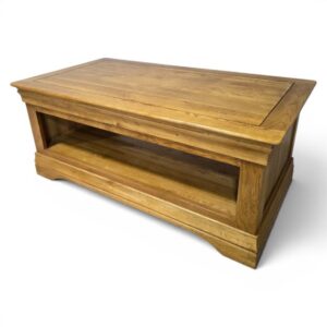 French Farmhouse Rustic Solid Oak Coffee Table: Second Hand Luxury French Farmhouse Rustic Solid Oak Coffee Table: Second Hand Luxury