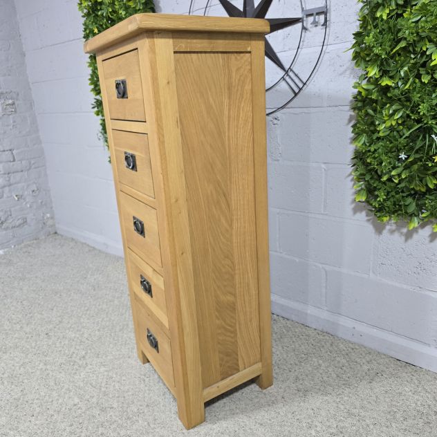 PreLoved Solid Oak Tallboy: Timeless Quality and Huge Savings PreLoved Solid Oak Tallboy: Timeless Quality and Huge Savings