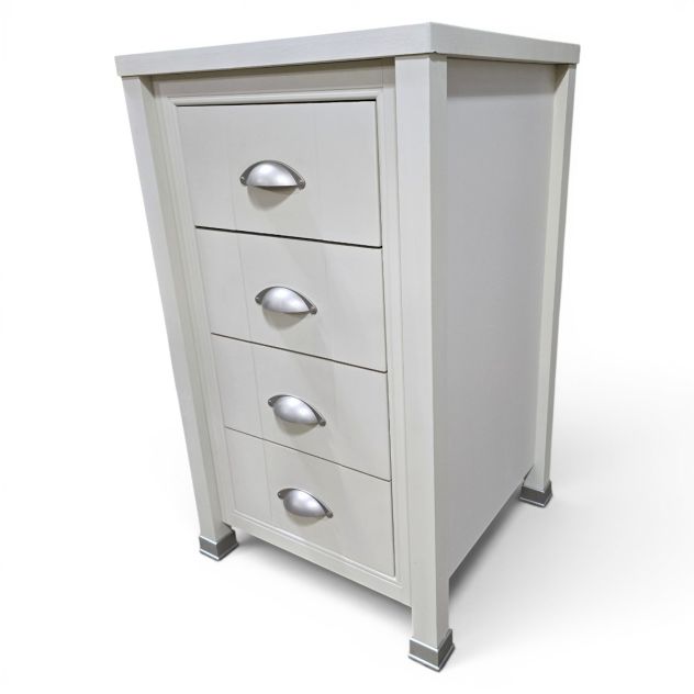 Peek inside its story... then write your own chapter with this second-hand solid wood tallboy. Peek inside its story... then write your own chapter with this second-hand solid wood tallboy.