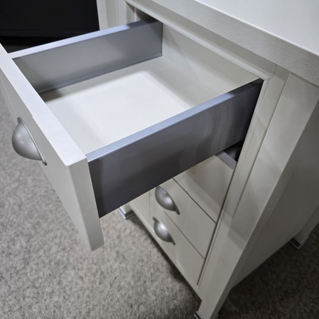 Peek inside its story... then write your own chapter with this second-hand solid wood tallboy. Peek inside its story... then write your own chapter with this second-hand solid wood tallboy.