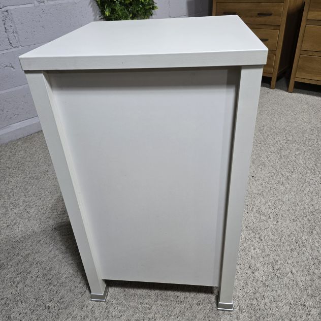 Peek inside its story... then write your own chapter with this second-hand solid wood tallboy. Peek inside its story... then write your own chapter with this second-hand solid wood tallboy.