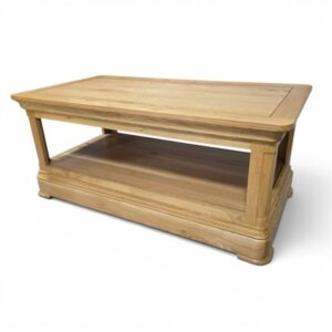 Canterbury Coffee Table: Timeless Elegance in Solid Oak, Second Hand Canterbury Coffee Table: Timeless Elegance in Solid Oak, Second Hand