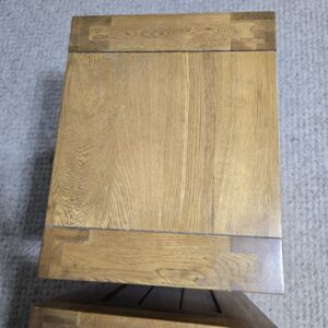 Second Hand Oak FurnitureLand Solid Oak Bedside Drawers - Save Big and Add Character Second Hand Oak FurnitureLand Solid Oak Bedside Drawers - Save Big and Add Character