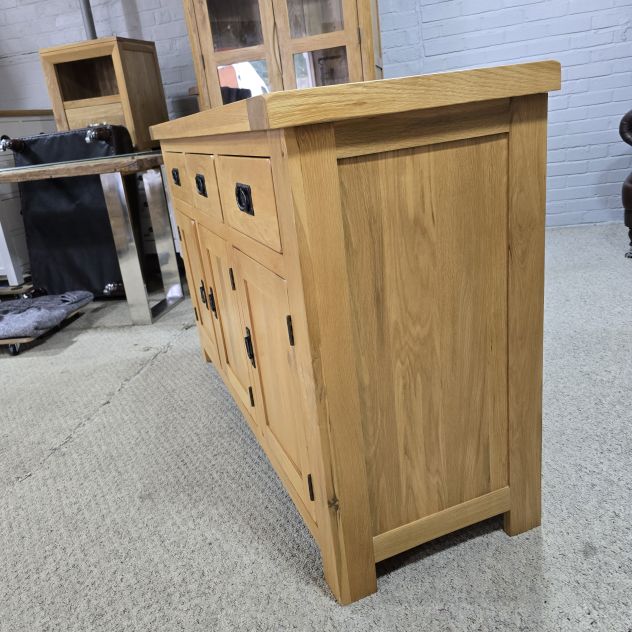 Peek inside its story... then write your own chapter with this second-hand Barker & Stonehouse solid oak sideboard Peek inside its story... then write your own chapter with this second-hand Barker & Stonehouse solid oak sideboard