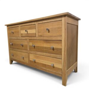 Your dream space starts here with this second hand solid oak double chest of drawers. Treat yourself to this wallet-approved luxury. Your dream space starts here with this second hand solid oak double chest of drawers. Treat yourself to this wallet-approved luxury.