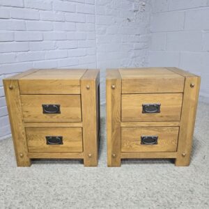 Second Hand Oak FurnitureLand Solid Oak Bedside Drawers - Save Big and Add Character Second Hand Oak FurnitureLand Solid Oak Bedside Drawers - Save Big and Add Character