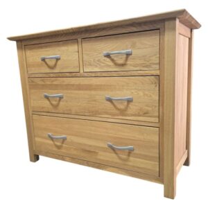 solid oak second-hand chest of drawers by barker and stonehouse