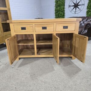 Peek inside its story... then write your own chapter with this second-hand Barker & Stonehouse solid oak sideboard Peek inside its story... then write your own chapter with this second-hand Barker & Stonehouse solid oak sideboard