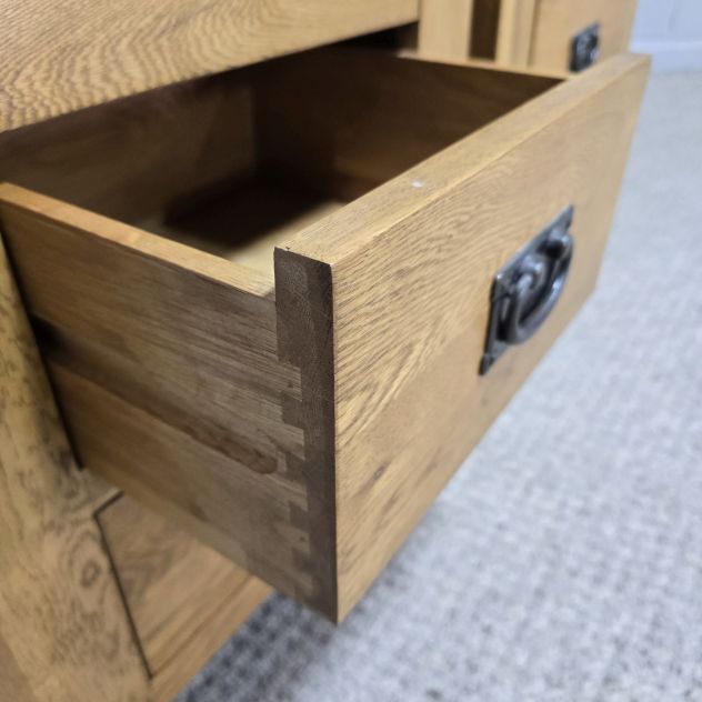 Second Hand Oak FurnitureLand Solid Oak Bedside Drawers - Save Big and Add Character Second Hand Oak FurnitureLand Solid Oak Bedside Drawers - Save Big and Add Character