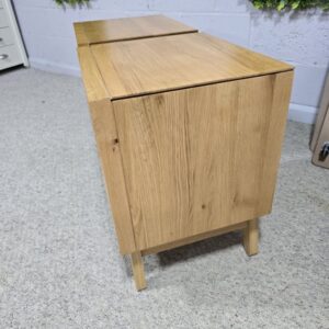 Peek inside its story... then write your own chapter with these pre-owned Oak Furniture land Ellipse bedside tables Peek inside its story... then write your own chapter with these pre-owned Oak Furniture land Ellipse bedside tables