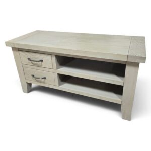 Explore the second hand solid wood TV stand in soft grey wash, a perfect blend of quality and affordability. Explore the second hand solid wood TV stand in soft grey wash, a perfect blend of quality and affordability.