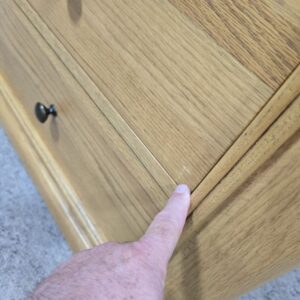 Peek inside its story... then write your own chapter with this PreLoved Barker and Stonehouse solid oak chest. Huge savings await! Peek inside its story... then write your own chapter with this PreLoved Barker and Stonehouse solid oak chest. Huge savings await!