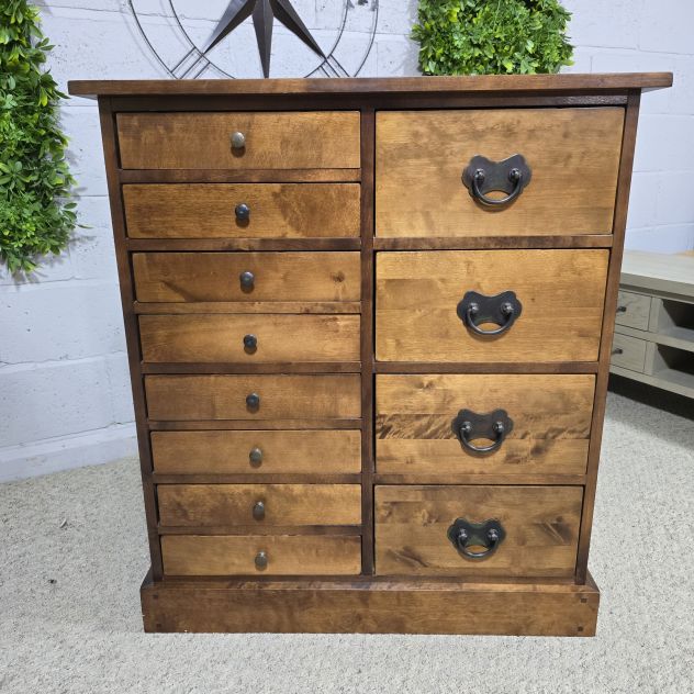 Laura Ashley Garrat Chest of Drawers - Second Hand, Dark Chestnut Stain Laura Ashley Garrat Chest of Drawers - Second Hand, Dark Chestnut Stain