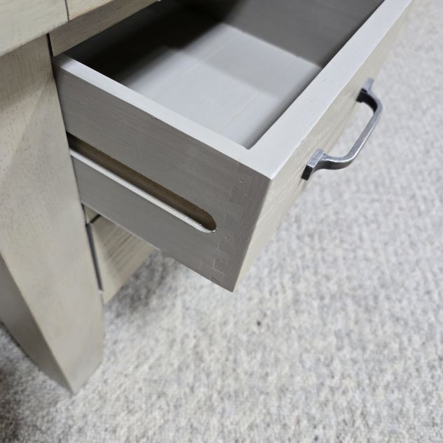 Explore the second hand solid wood TV stand in soft grey wash, a perfect blend of quality and affordability. Explore the second hand solid wood TV stand in soft grey wash, a perfect blend of quality and affordability.