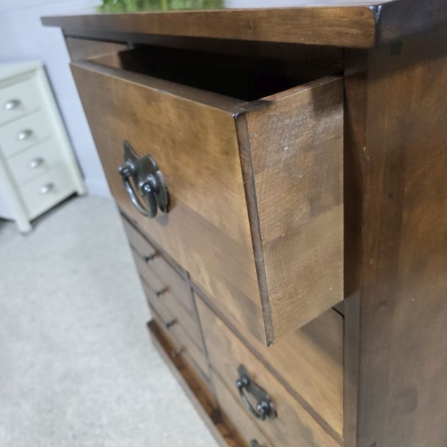 Laura Ashley Garrat Chest of Drawers - Second Hand, Dark Chestnut Stain Laura Ashley Garrat Chest of Drawers - Second Hand, Dark Chestnut Stain