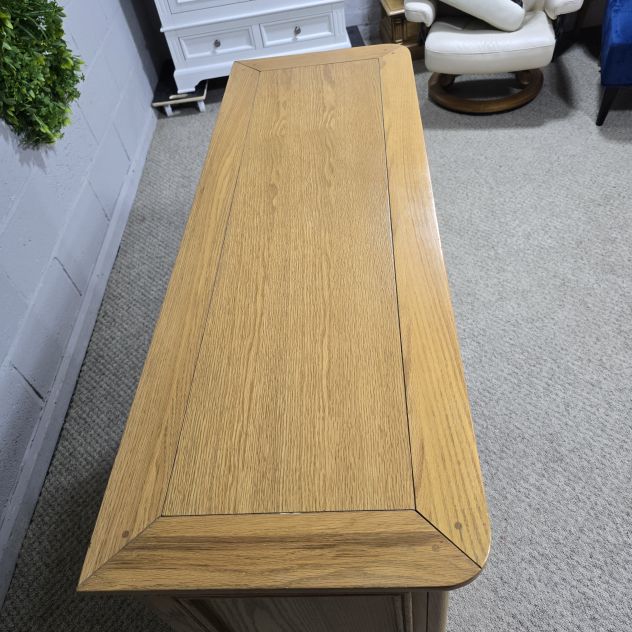 Peek inside its story... then write your own chapter with this PreLoved Barker and Stonehouse solid oak chest. Huge savings await! Peek inside its story... then write your own chapter with this PreLoved Barker and Stonehouse solid oak chest. Huge savings await!