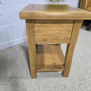 Elevate Your Space with This Pre-loved Oak Furniture Land Original Rustic Side Table Elevate Your Space with This Pre-loved Oak Furniture Land Original Rustic Side Table