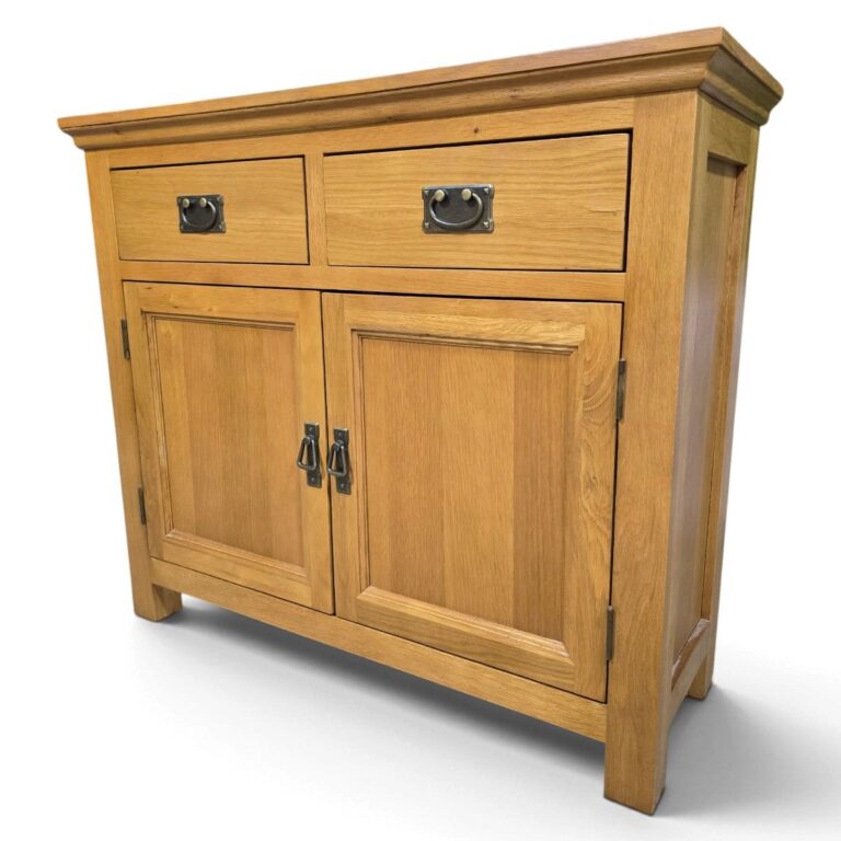 Peek inside its story... then write your own chapter with this pre-loved solid oak sideboard. Peek inside its story... then write your own chapter with this pre-loved solid oak sideboard.