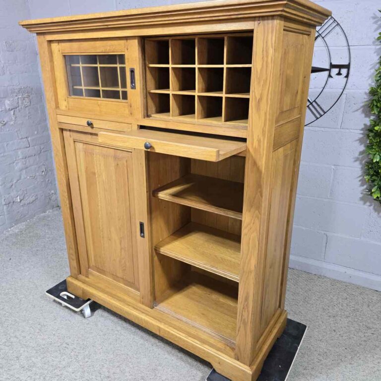 Barker and Stonehouse Solid Oak Drinks Cabinet - Pre-loved and Fabulous Barker and Stonehouse Solid Oak Drinks Cabinet - Pre-loved and Fabulous