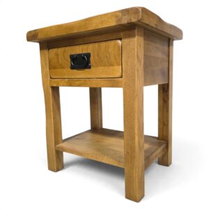 Elevate Your Space with This Pre-loved Oak Furniture Land Original Rustic Side Table Elevate Your Space with This Pre-loved Oak Furniture Land Original Rustic Side Table