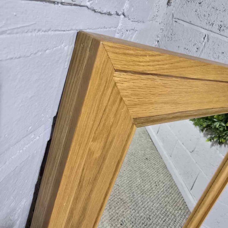 Barker and Stonehouse Solid Oak Wall Mirror - Pre-loved and Fabulous Barker and Stonehouse Solid Oak Wall Mirror - Pre-loved and Fabulous