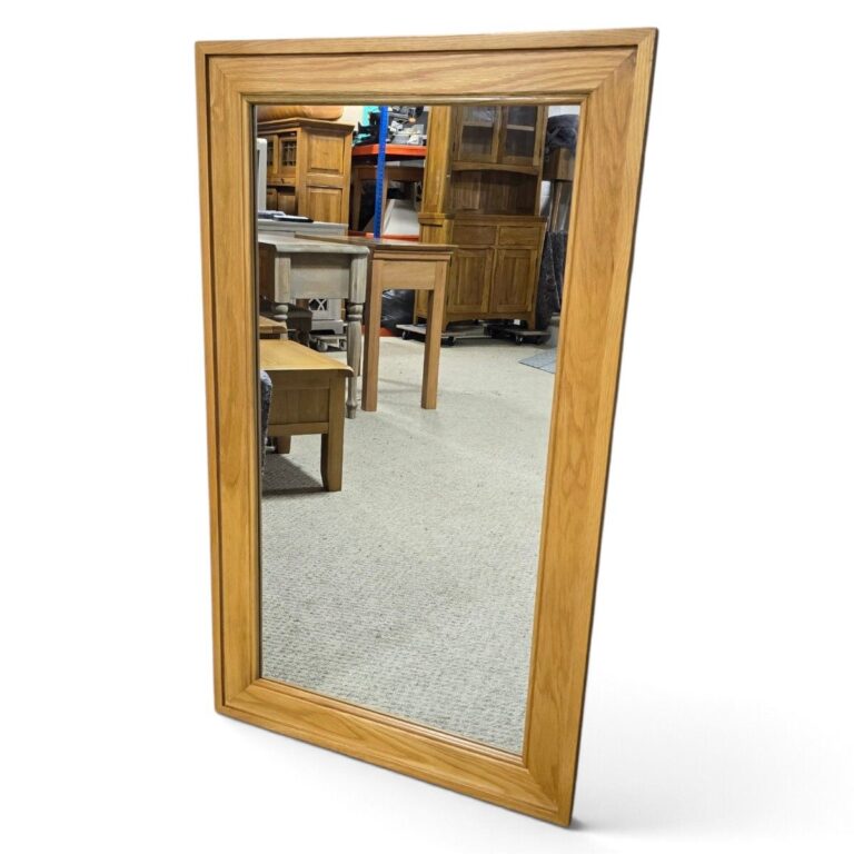 Barker and Stonehouse Solid Oak Wall Mirror - Pre-loved and Fabulous Barker and Stonehouse Solid Oak Wall Mirror - Pre-loved and Fabulous