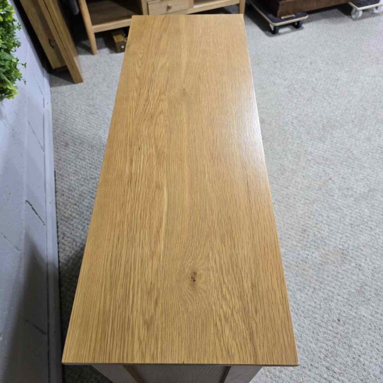 Peek inside its story... then write your own chapter with this pre-loved solid oak sideboard. Peek inside its story... then write your own chapter with this pre-loved solid oak sideboard.