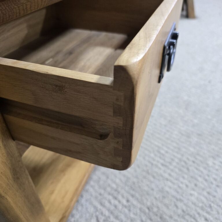 Elevate Your Space with This Pre-loved Oak Furniture Land Original Rustic Side Table Elevate Your Space with This Pre-loved Oak Furniture Land Original Rustic Side Table