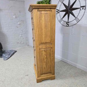 Barker and Stonehouse Solid Oak Tallboy: Timeless Quality and Maximum Savings Barker and Stonehouse Solid Oak Tallboy: Timeless Quality and Maximum Savings