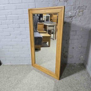 Barker and Stonehouse Solid Oak Wall Mirror - Pre-loved and Fabulous Barker and Stonehouse Solid Oak Wall Mirror - Pre-loved and Fabulous