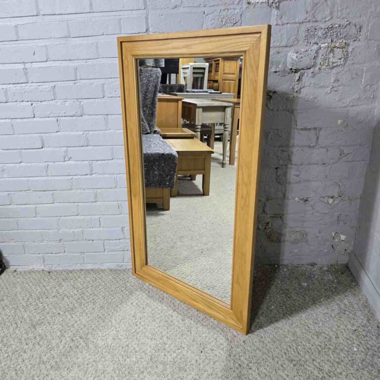 Barker and Stonehouse Solid Oak Wall Mirror - Pre-loved and Fabulous Barker and Stonehouse Solid Oak Wall Mirror - Pre-loved and Fabulous